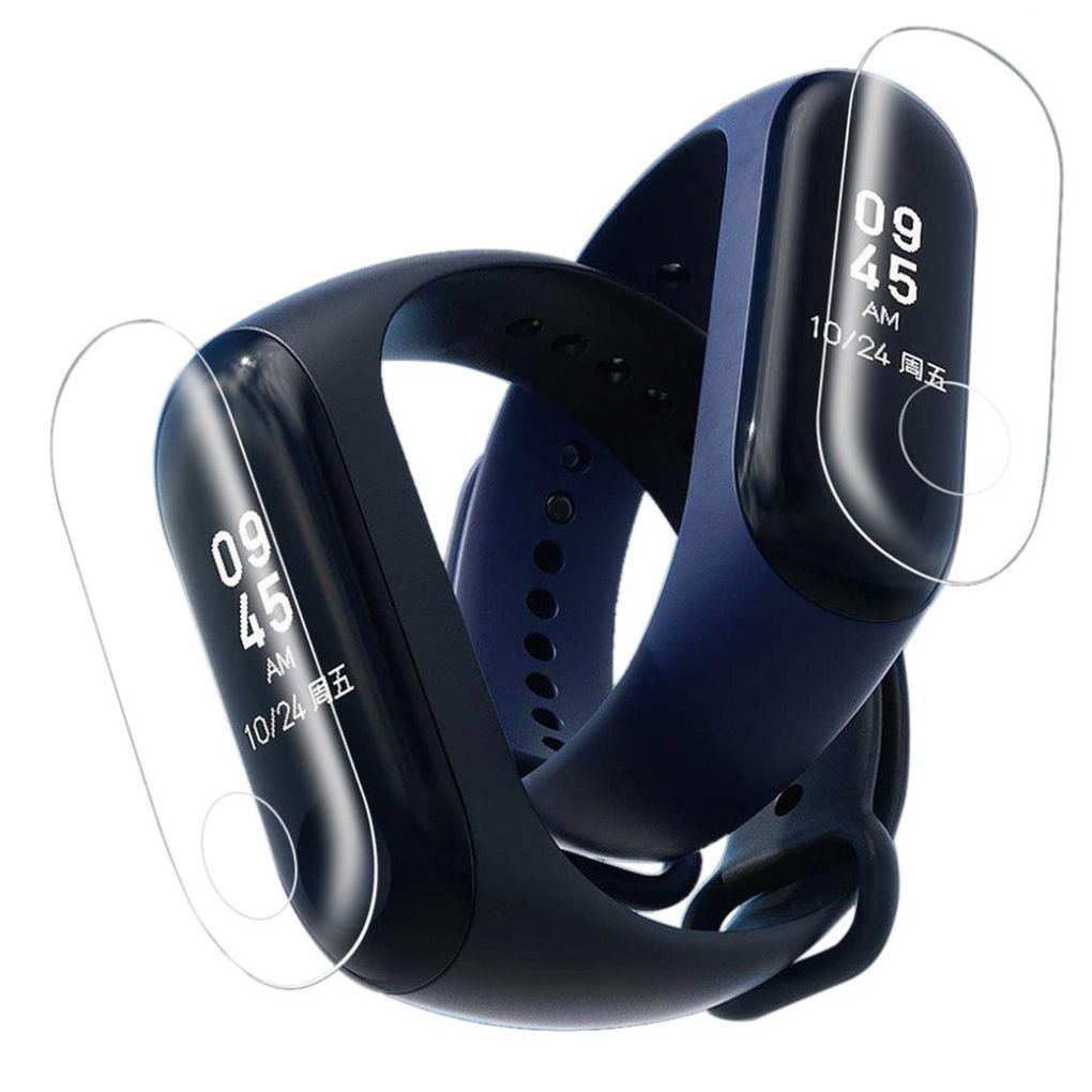 Set 5 Miếng Dán Bảo Vệ Màn Hình Chống Trầy Cho Xiaomi Mi Band 3 Kèm Phụ Kiện