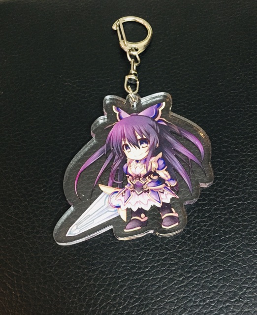 Móc khoá anime date a live , móc khoá mica trong kurumi