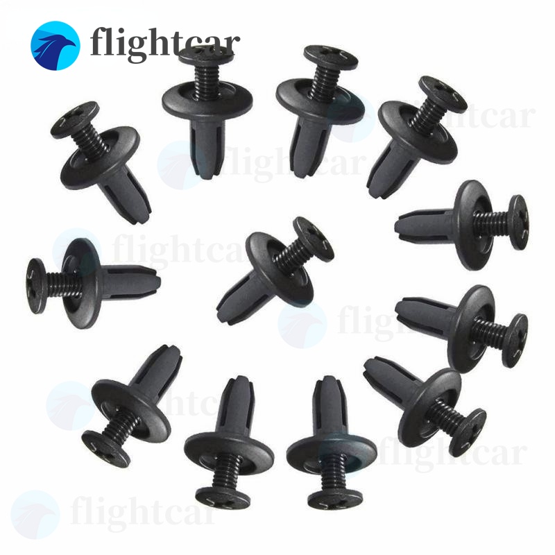 FENDER Set 100 Đinh Tán Nhựa 6mm Chuyên Dụng Cho Xe Hơi