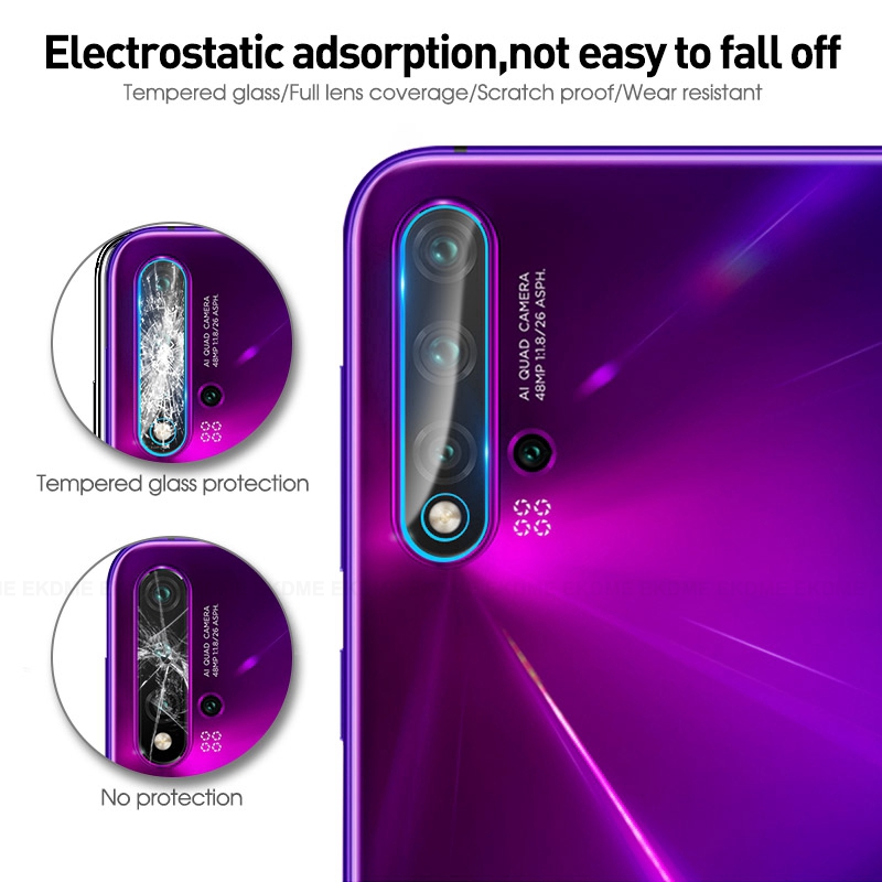Bộ 1 hoặc 2 miếng dán cường lực 7.5H bảo vệ ống kính điện thoại dành cho Huawei Nova 5 Pro 5i Nova 4 3 3i