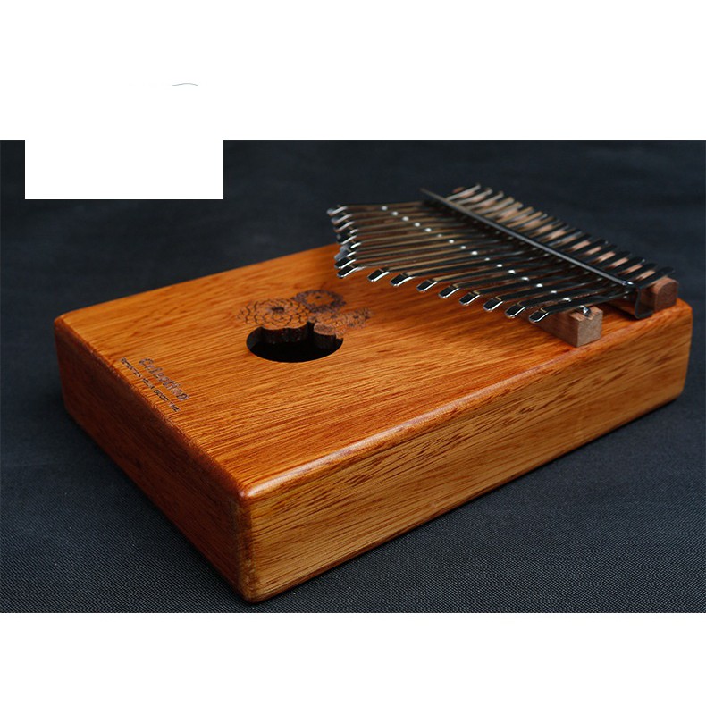 [ROSE KALIMBA] Đàn kalimba 17 phím hoa hồng anh quốc gỗ Bạch Đàn, Phím inox chống gỉ RS-M19