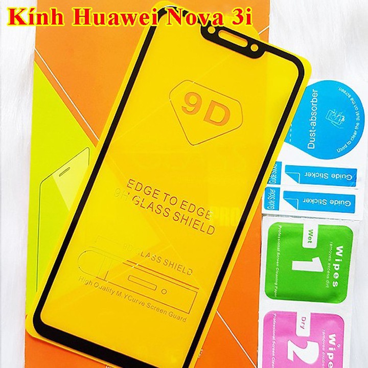 Kính cường lực HuaweiFREE SHIP kính cường lực huawei P30, P30 lite, Y9 2019, Y9 prime 2019, Nova 3i, Nova3e chuẩn 9D