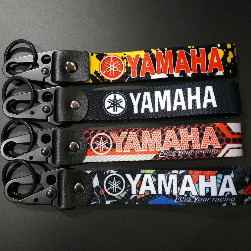 [Mã LIFEAUMAY giảm 10% tối đa 30k đơn 150k] Móc chìa khóa vải Yamaha 19x2.5cm phong cách