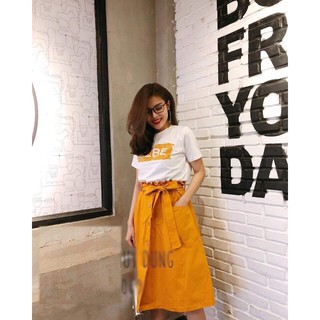 Đầm  Nữ Xòe In Chử BEBE Thời Trang  Mẫu  Mới SP Đ57