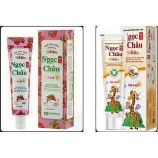 Kem đánh răng Ngọc Châu trẻ em 50g 70g