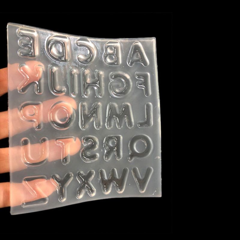 Khuôn silicon nhựa tạo hình 26 chữ cái tiếng anh độc đáo