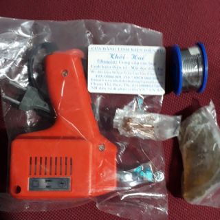 Combo bộ mỏ hàn Đại Học Bách Khoa, thiếc, nhựa thông, tặng 5 mũi đồng sơ cua.