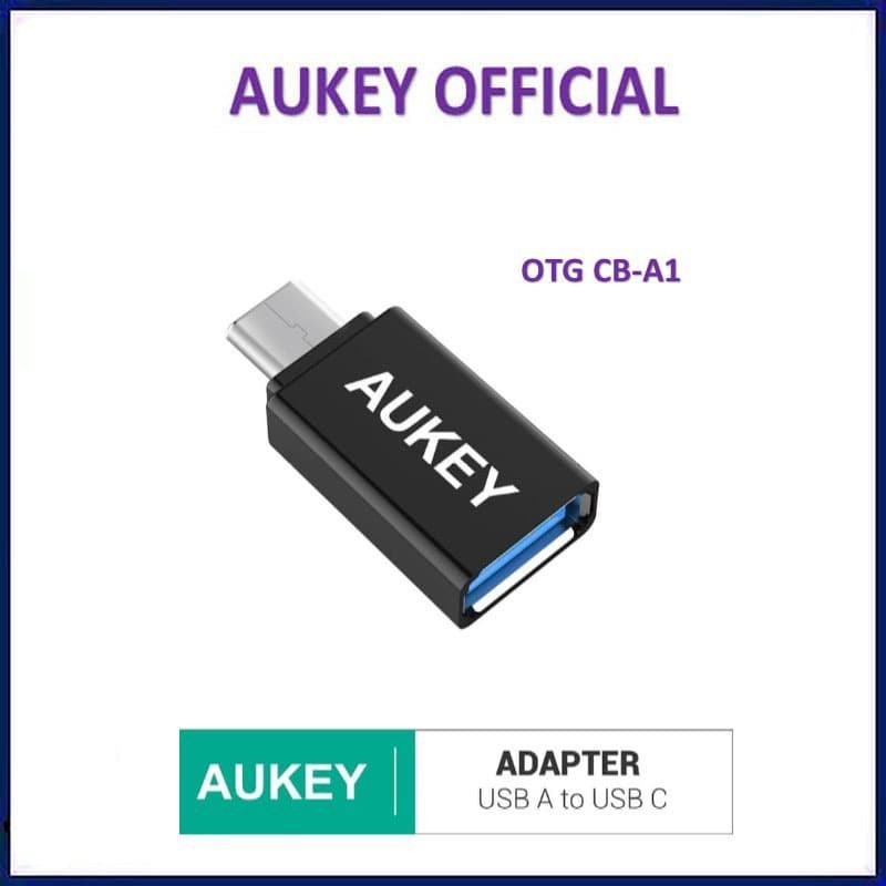 Aukey Cb-a1 Usb 3.0 To Usb-c Otg Adapter Usb Type C Usbc Cba1