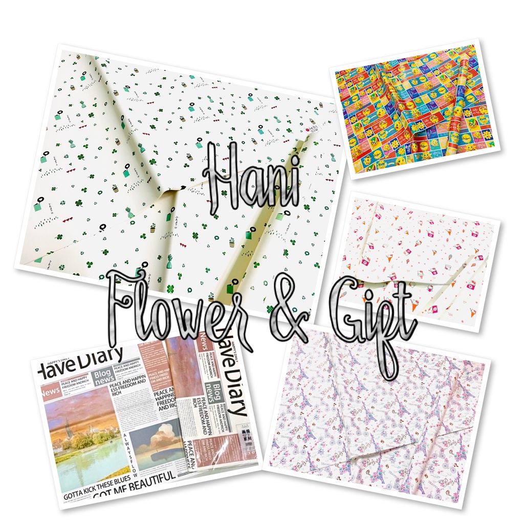 Giấy Gói Quà đẹp, Nhiều Màu Sắc và Họa Tiết cực đẹp để lựa chọn - Phụ kiện Hani