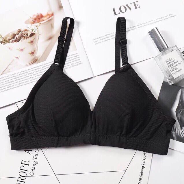 Áo Bra 901 Bralette Cotton Gân Mẫu Mới Nhất 2019,.