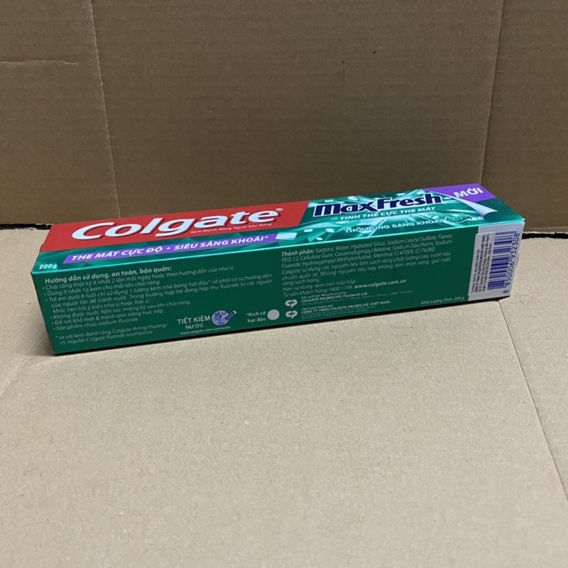 [200g][The Mát] Hộp Kem Đánh Răng Colgate MaxFresh