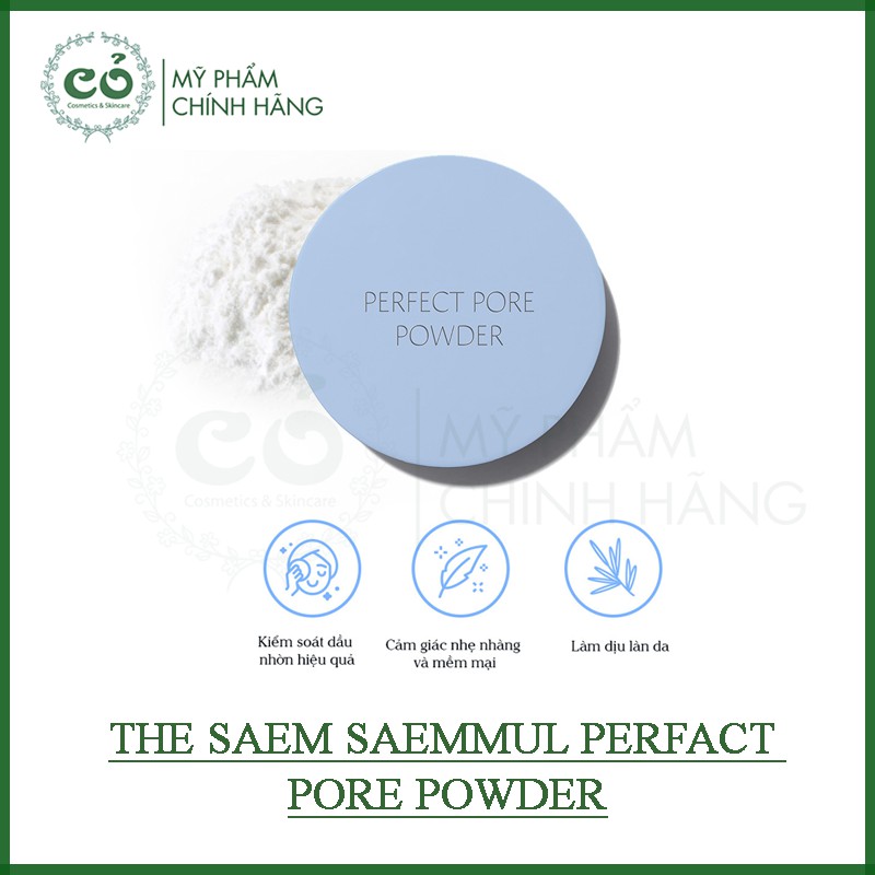 Phấn Phủ Dạng Bột Kiểm Soát Nhờn The Saem Saemmul Perfect Pore Powder 5g