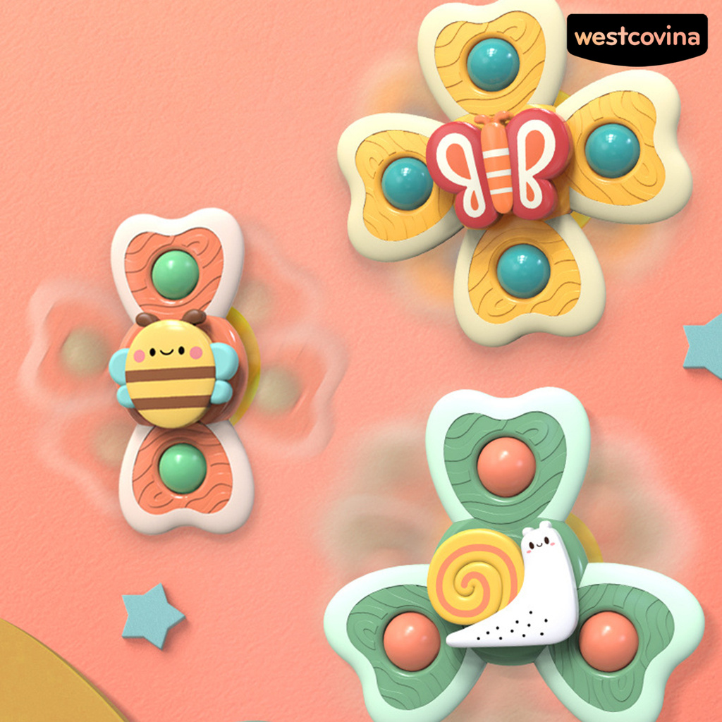 Bộ 3 đồ chơi con quay giảm căng thẳng tương tác với trẻ nhỏ