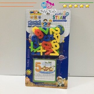 (N.189-N263) Bộ chữ cái/chữ số nam châm Antona