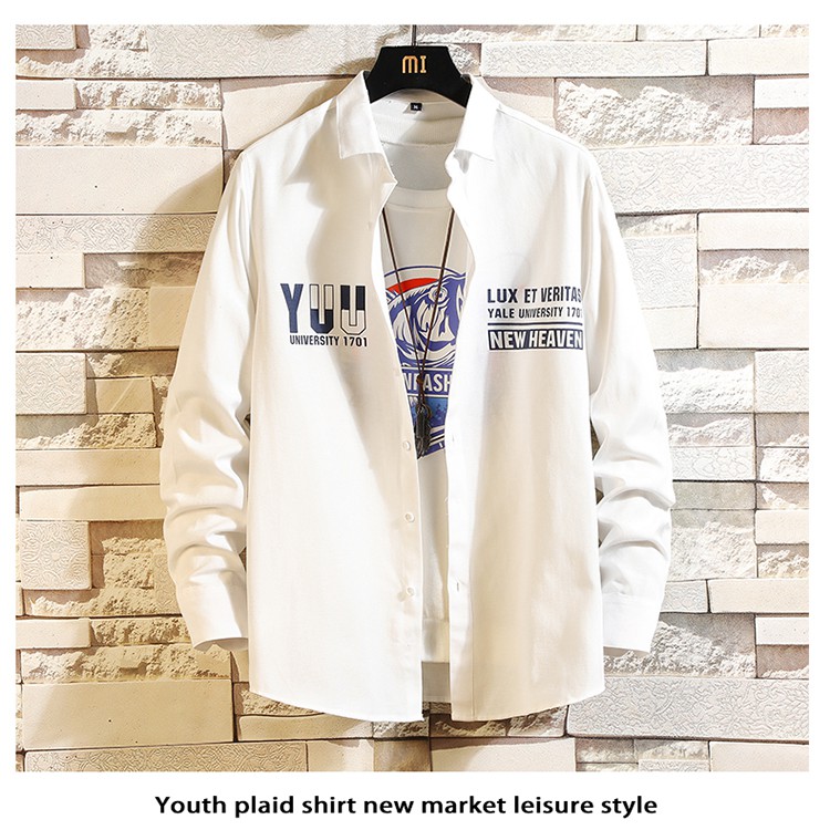 Áo sơ mi nam đẹp 2020 4young phong cách Hàn Quốc trẻ trung