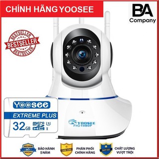 Camera Yoosee Bản Chuẩn 1080Pixel - Tiếng Việt - 3 Râu
