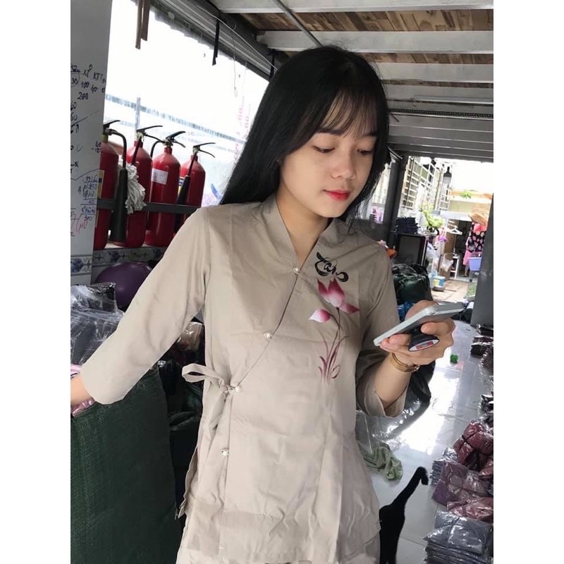 Đồ lam đi chùa xéo nơ vẻ