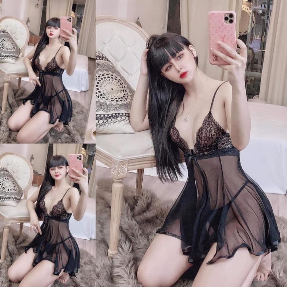(M.52) Váy ngủ sexy cao cấp Đầm mặc nhà gợi cảm quyến rũ