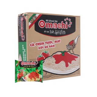( HSD: T7/2024) Thùng 30 gói mì Omachi sốt spagetti (91g x 30 gói)
