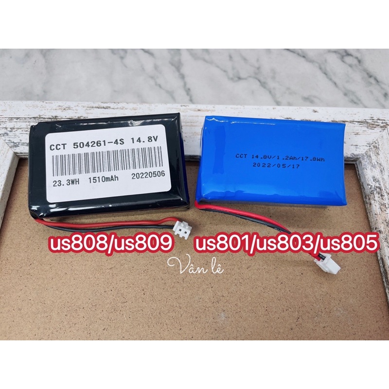 Pin của máy mài tích điện us801 us808