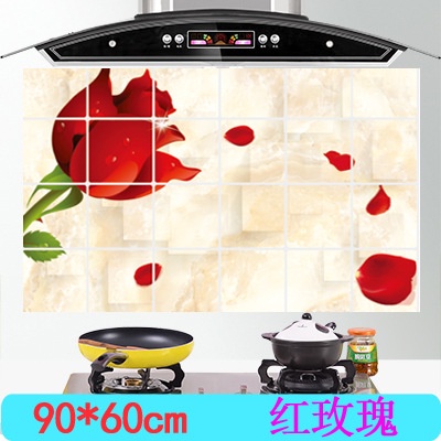 Giấy dán tường nhà bếp 60 x 90cm chống dầu mỡ, miếng decal trang trí bếp đẹp