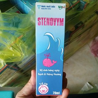 Xịt nước muối biển vệ sinh mũi cho bé
