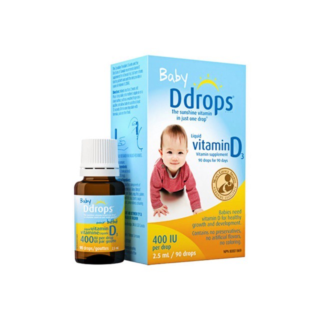 Vitamin D3 drop của Mỹ
