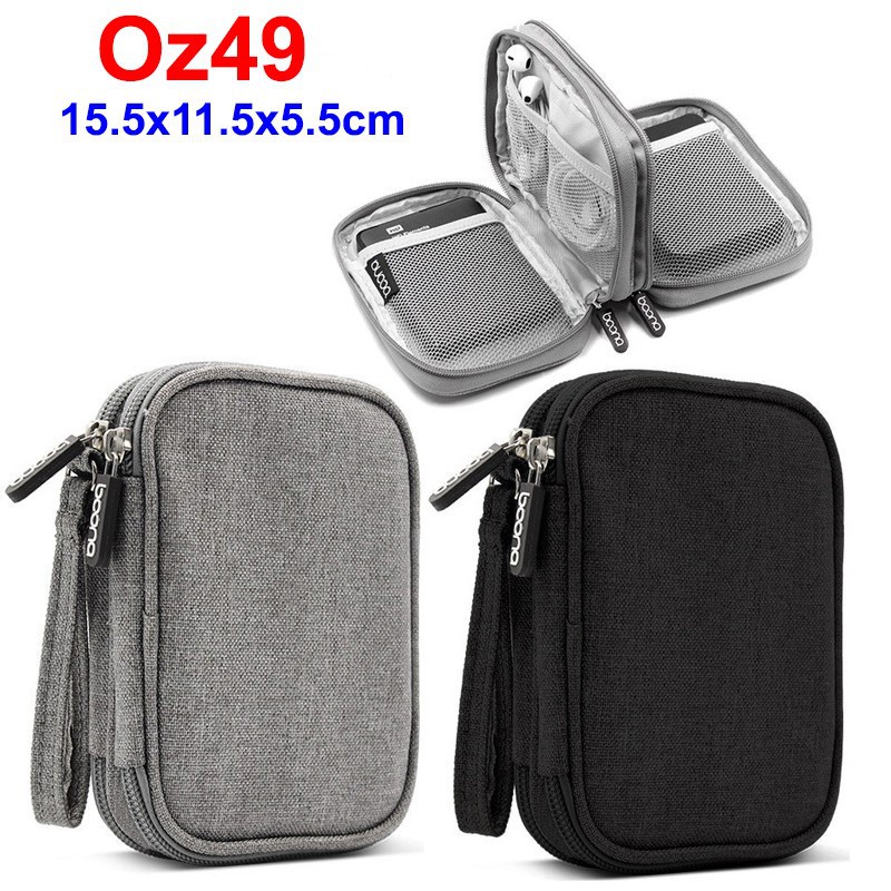 Túi đựng phụ kiện đa năng Baona 24 in 1 D002, đựng ĐT, tai nghe, cáp, sạc, USB... Oz46