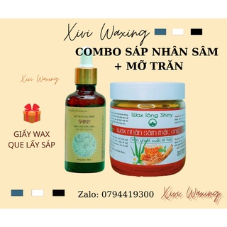 Combo Triệt Lông Sáp Wax + Mỡ Trăn Shiny Handmade Chính Hãng