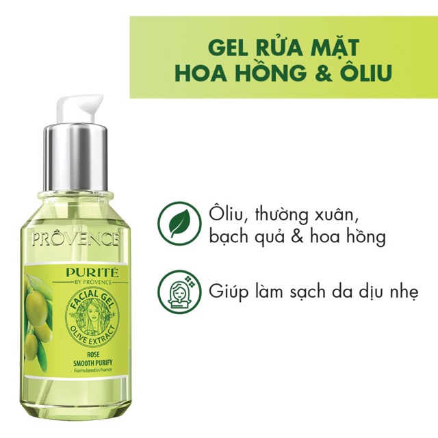 Gel rửa mặt Purite By Provence 110ml