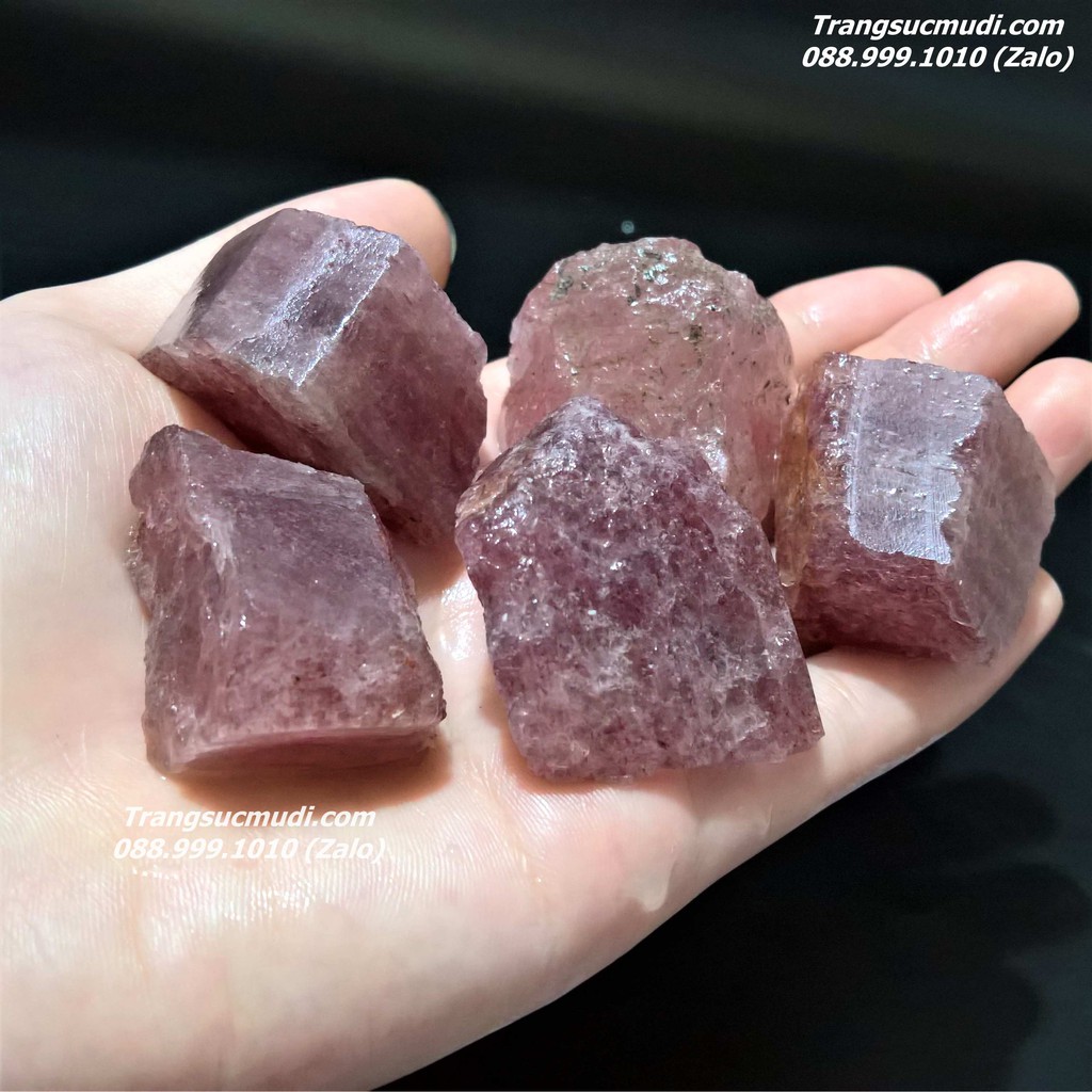 COMBO ĐÁ THÔ TỰ NHIÊN CÁC MÀU LÀM TRANG SỨC - PHONG THỦY