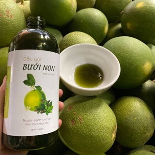 Dầu gội bưởi non kích thích mọc tóc, phục hồi tóc hư tổn chai 480ml