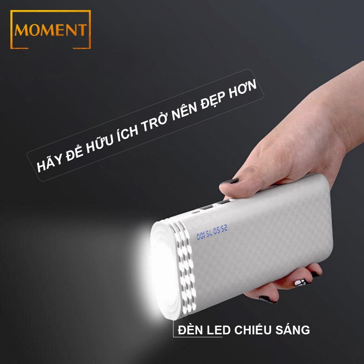 {SỬ DỤNG MÃ MOME20191 GIẢM NGAY 15.000VND} 20.000mah Pin Sạc Dự Phòng 20.000mah led 2019 sạc nhanh sạc dự phòng