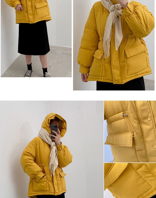 (ORDER) (ẢNH THẬT Ở CUỐI) ÁO KHOÁC PHAO ULZZANG CÓ MŨ HÀN QUỐC SIÊU XINH 4 MÀU | BigBuy360 - bigbuy360.vn