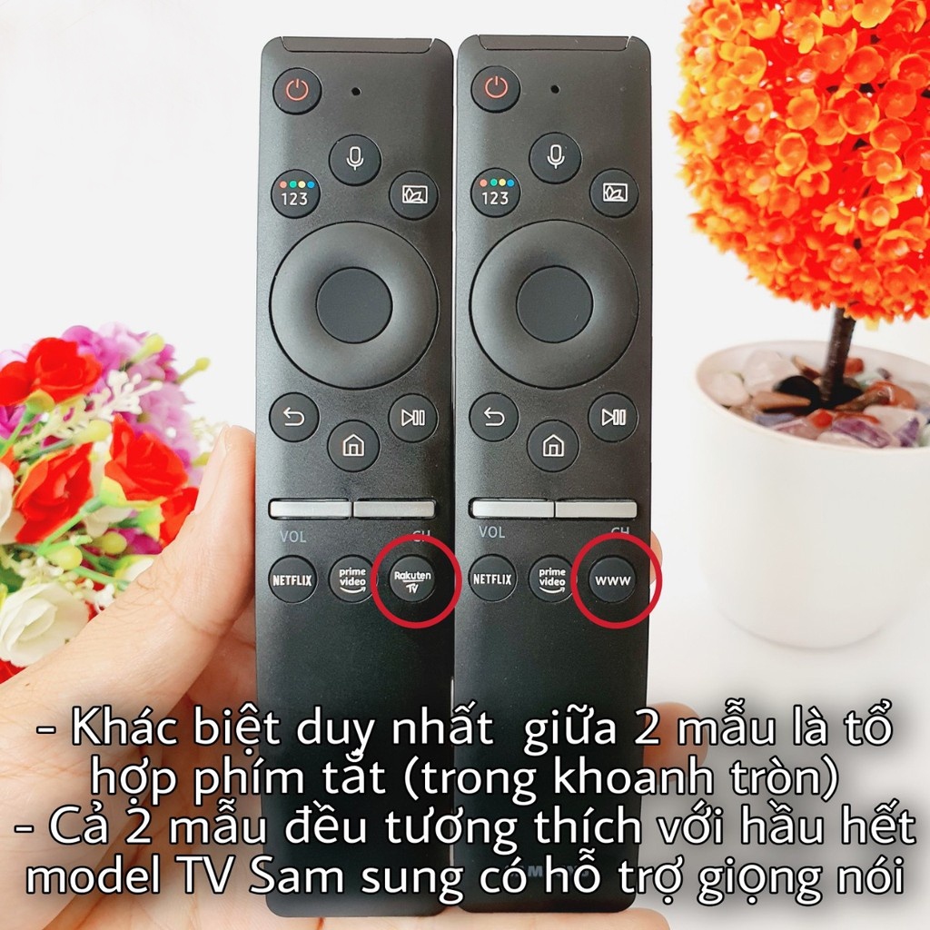 Điều khiển tivi samsung giọng nói, Remote samsung giọng nói hàng loại 1