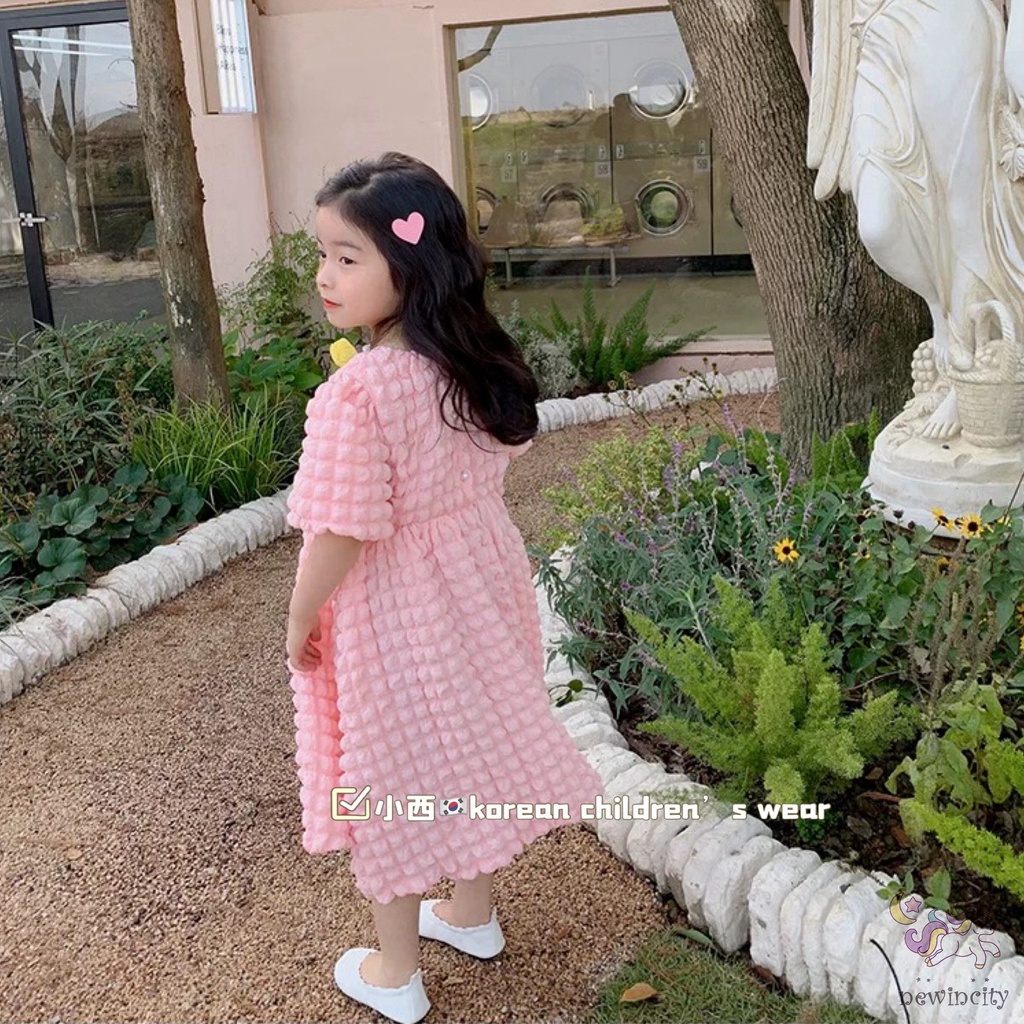 Đầm Công Chúa Phong Cách Hàn Quốc Cho Bé Gái
