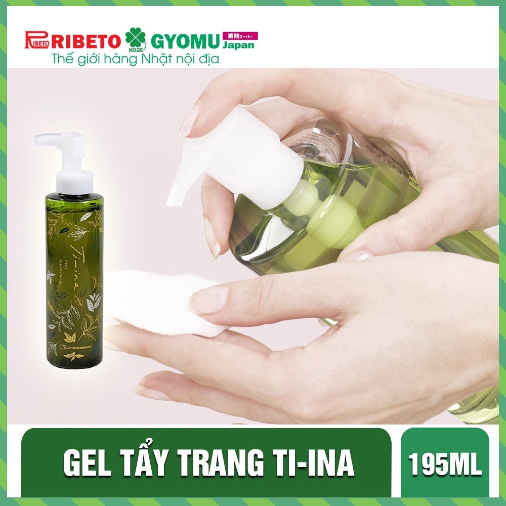 Gel tẩy trang Ti-ina 195ml  Chinoshio Nhật Bản