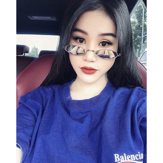 Mắt kính oval mini size nhỏ
