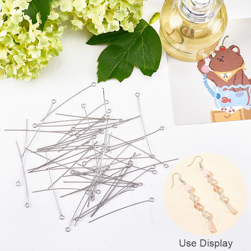 Set 10-250 Ghim Làm Trang Sức Bằng Thép Không Gỉ 304