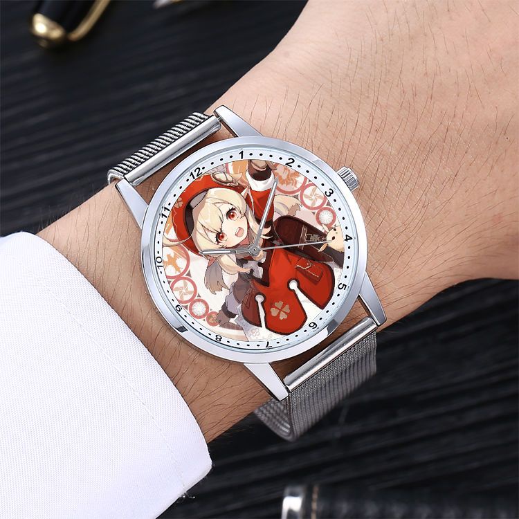 Genshin impact xem Klee Keqing ZhongLi Hutao Áo sơ mi họa tiết tùy chỉnh KYTT