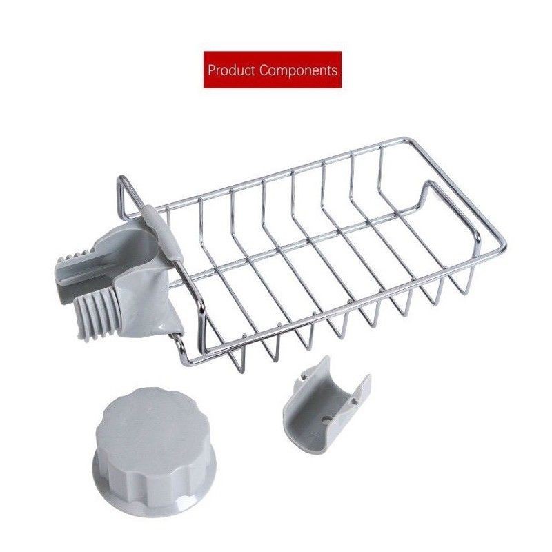 Giá Để Đồ Inox Cài Cạnh Vòi Nước Rửa Bát