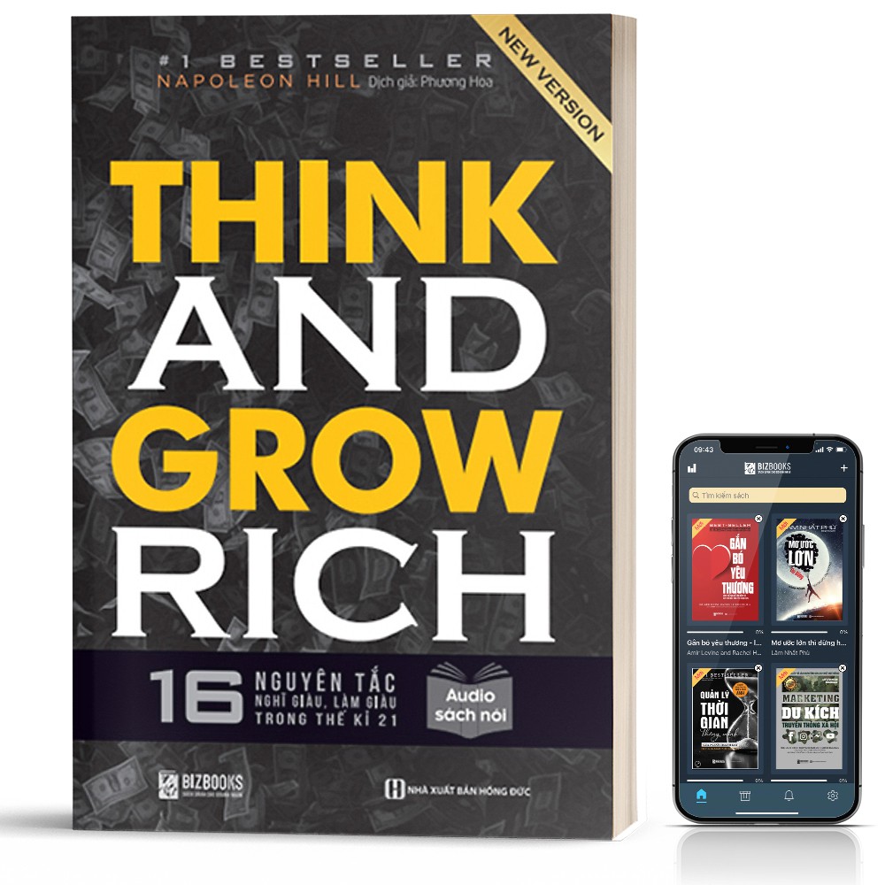 Sách - Think And Grow Rich - 16 Nguyên Tắc Nghĩ Giàu, Làm Giàu Trong Thế Kỉ 21 | WebRaoVat - webraovat.net.vn