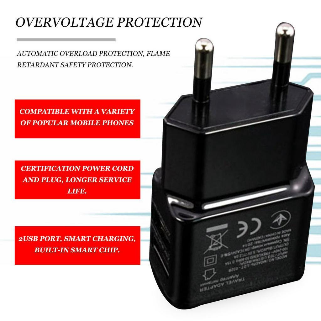 Đầu sạc chuyển đổi thiết kế 2 cổng USB tiện lợi