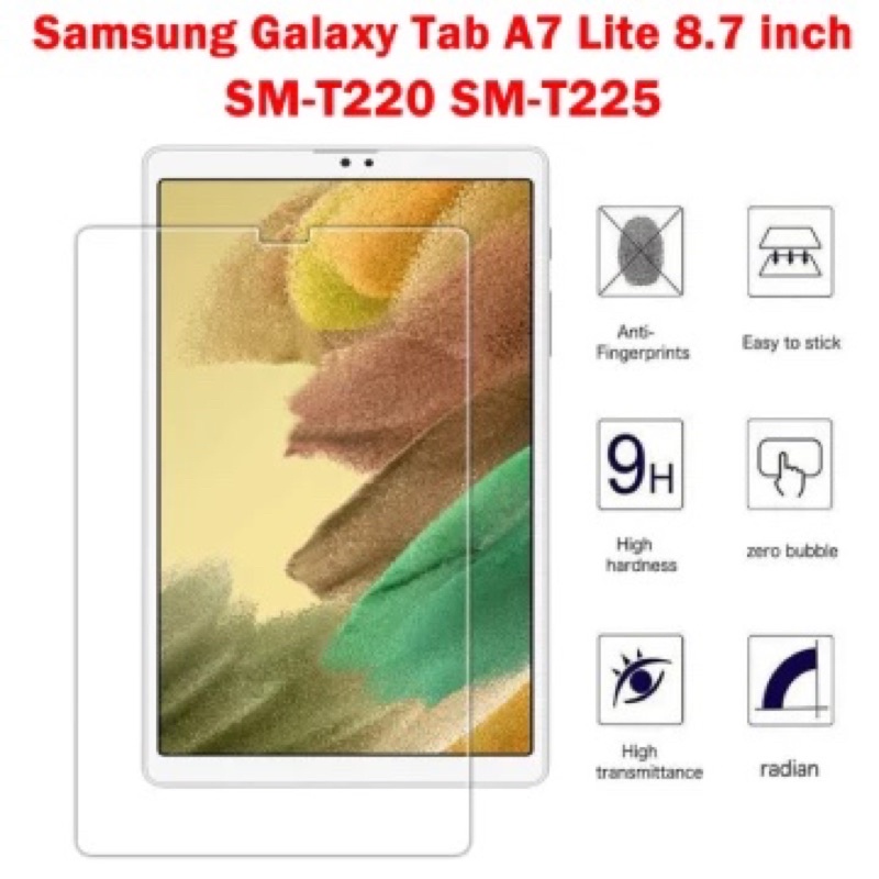 Kính Cường Lực Sam Sung Galaxy Tab A7 Lite T220/ T225 Bảo Vệ Màn Hình Chống Trầy Xước, Va Đập