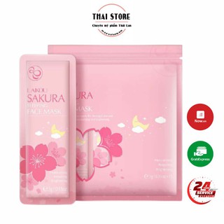 Bịch 15 Miếng Mặt Nạ Ngủ Hoa Anh Đào Sakura Laikou Chính Hãng 💖HOT SALE💖