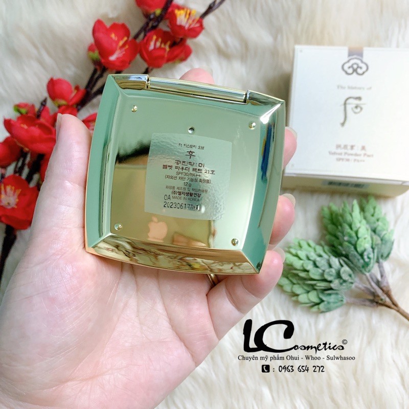 Phấn Phủ Hoàng Cung Whoo Powder Pact mẫu mới 2020⚜️SIÊU VIP⚜️mỏng mịn-tự nhiên-kiềm dầu-cho lớp nền hoàn hảo