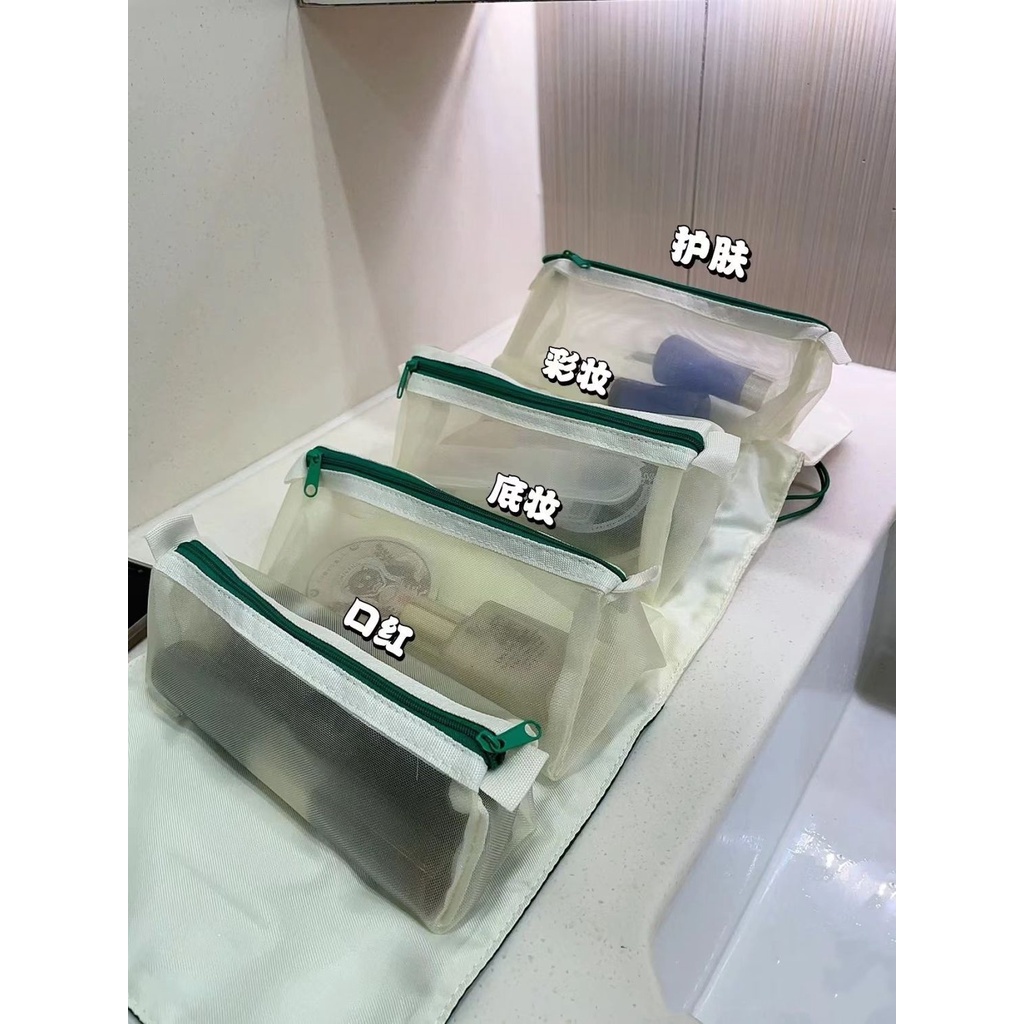 Túi Đựng Mỹ Phẩm Sức Chứa Lớn Họa Tiết Hoạt Hình Dễ Thương