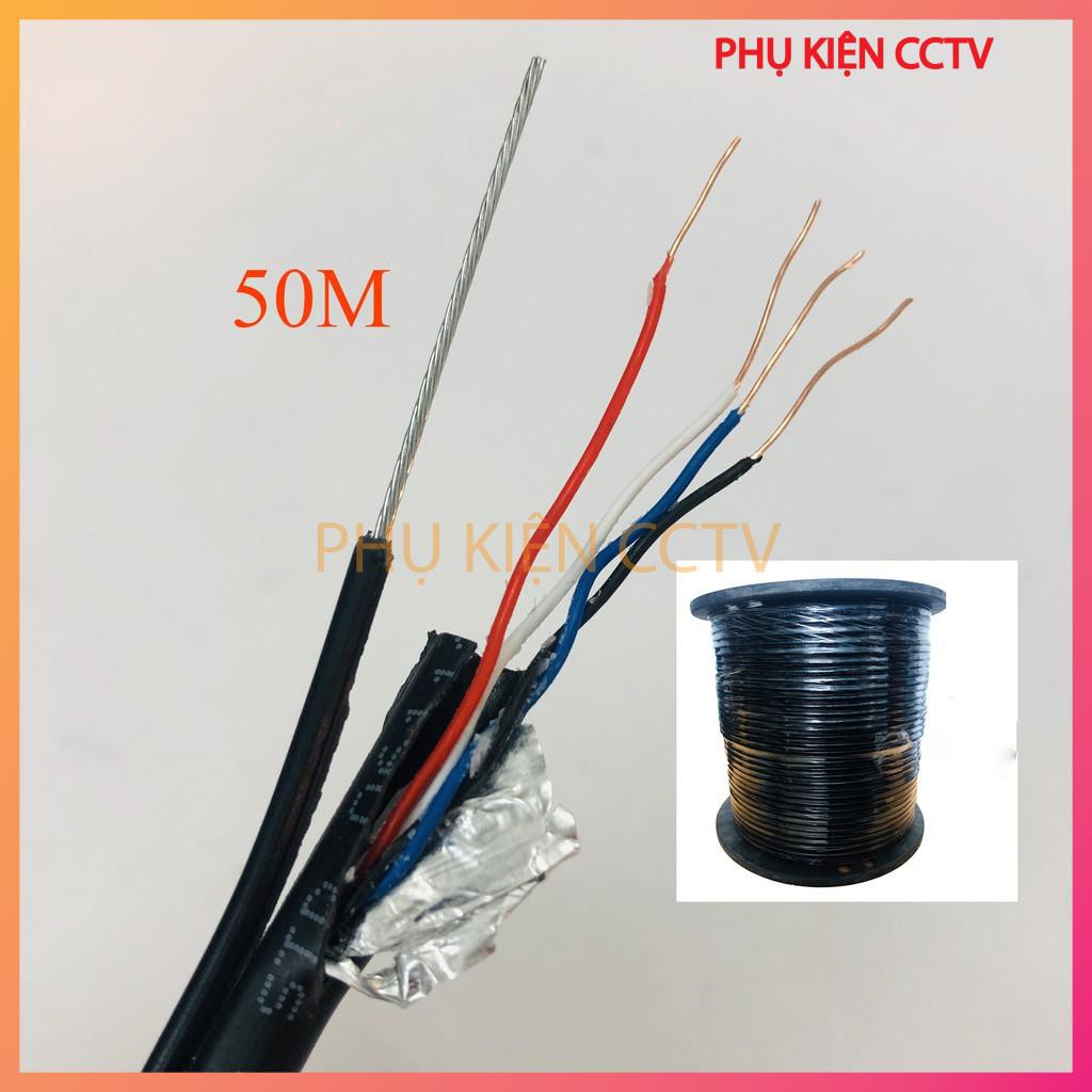 [Combo] 20m/30m/40m/50m Dây Cáp Mạng 4 lõi đồng có gia cường bấm sẵn 2 đầu | BigBuy360 - bigbuy360.vn