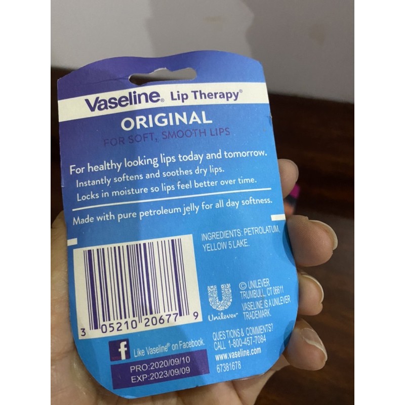 Sáp dưỡng môi Vaseline 7g | BigBuy360 - bigbuy360.vn