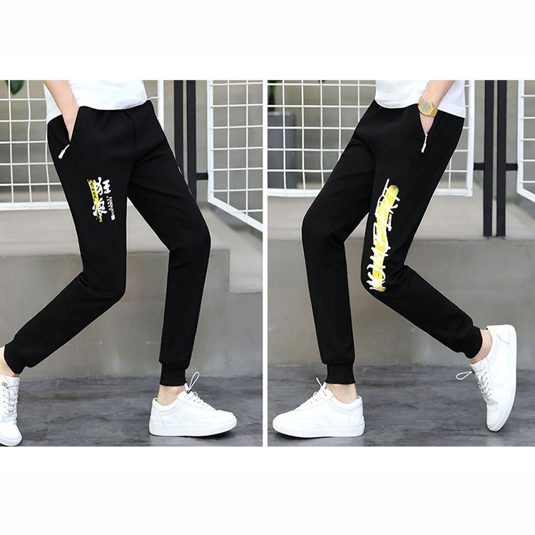 Quần Jogger Cạp Chun Bo Ống Vạch Vàng MOMBERT Thời Trang Zenkonam MEN QUAN 075